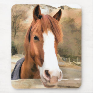 CHESNUT HORSE MOUSE PAD