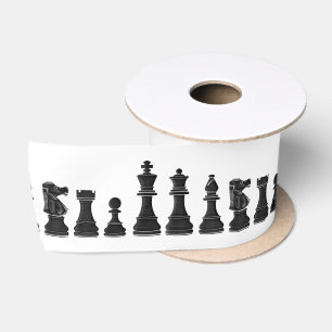 Chess 3 Inches Satin Ribbon