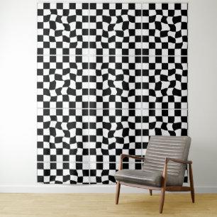 Chess abstract tapestry