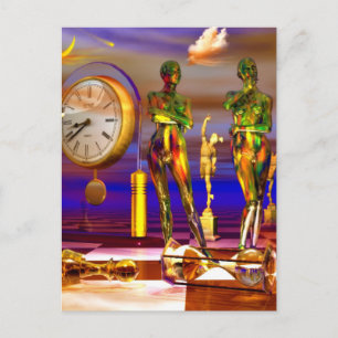 Chess art, chess rules, chess openings, postcard