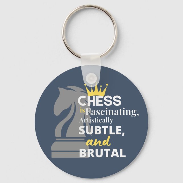 Chess - Artistically Subtle Key Ring (Front)
