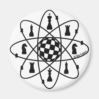 Chess Atom -Chess Matters Magnet