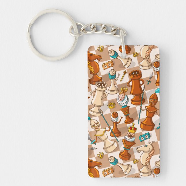 Chess battle key ring (Front)