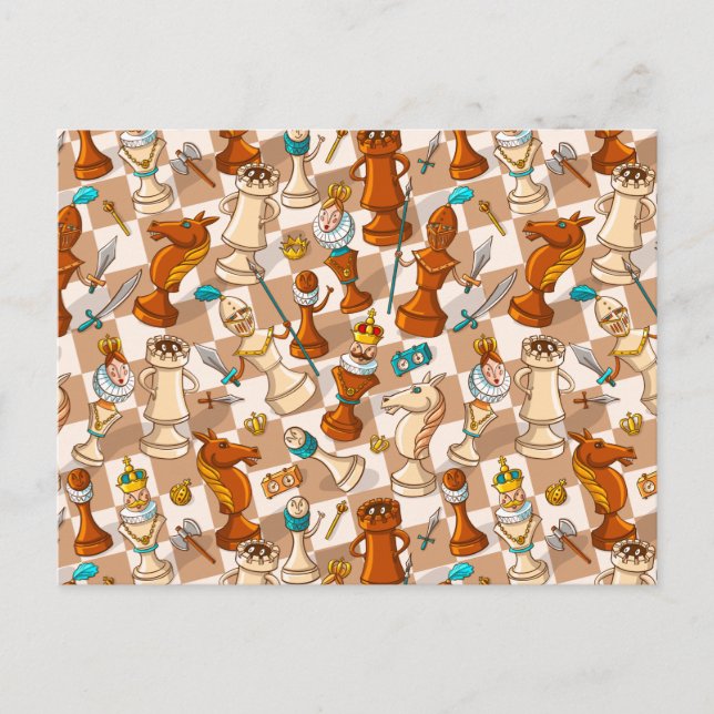 Chess battle postcard (Front)