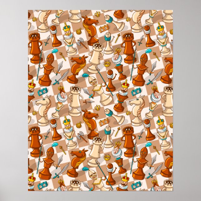 Chess battle poster (Front)