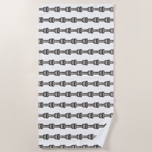 chess beach towel