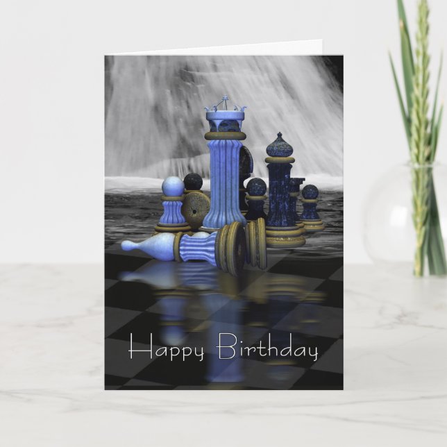Chess Birthday Card (Front)