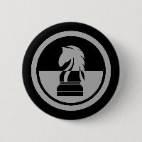 Chess - Black & White Knight
