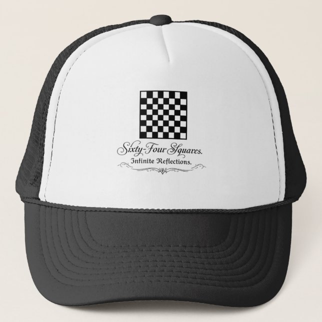 chess board cap (Front)