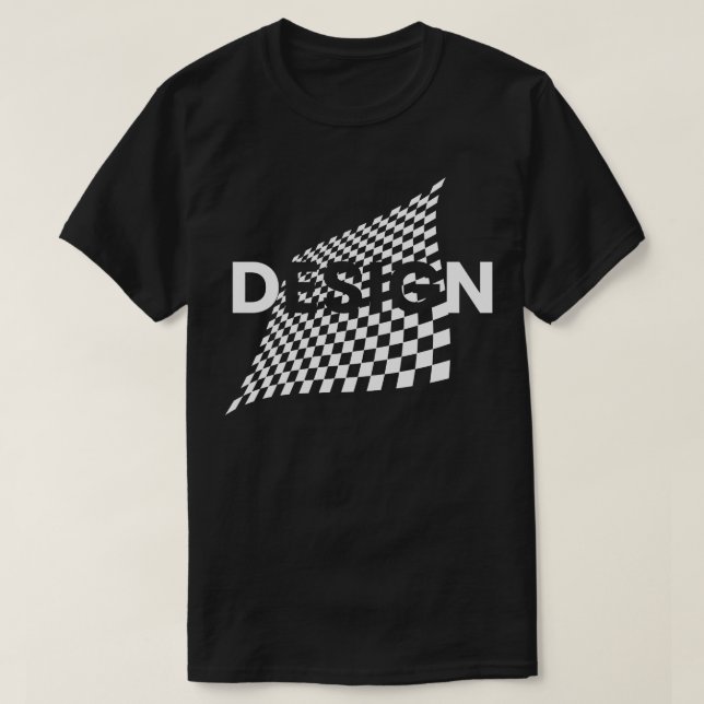 Chess board design T-Shirt (Design Front)