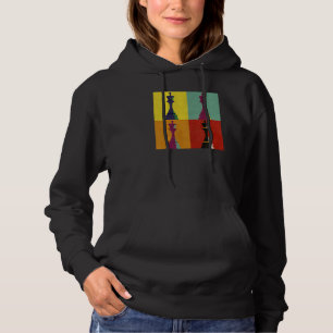 Chess Board Game Piece King Checkmate Pop Style Hoodie
