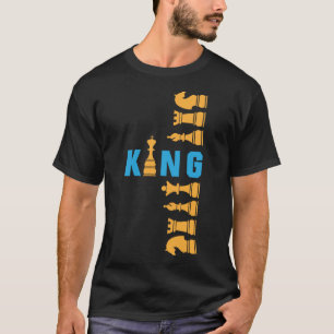 Chess Board King – Strategy Power Royal Design T-Shirt