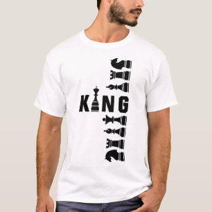 Chess Board King – Strategy Power Royal Design T-Shirt