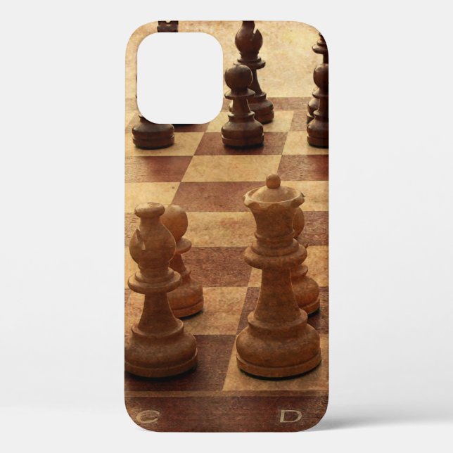Chess Board Macro Case-Mate iPhone Case (Back)