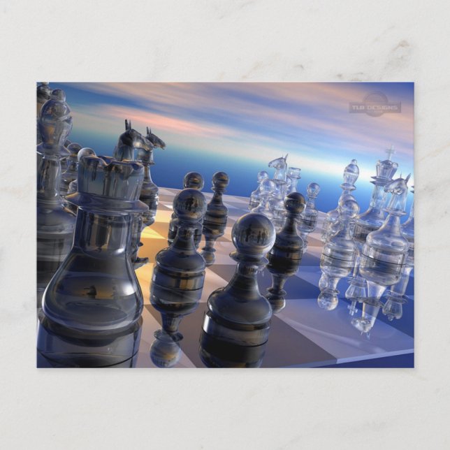 CHESS BOARD POST CARD (Front)