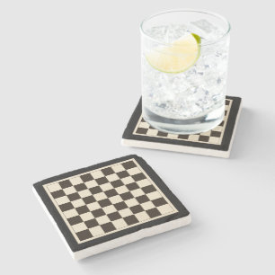 Chess Board Stone Coaster