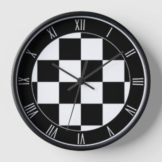Chess Board Wall Clock