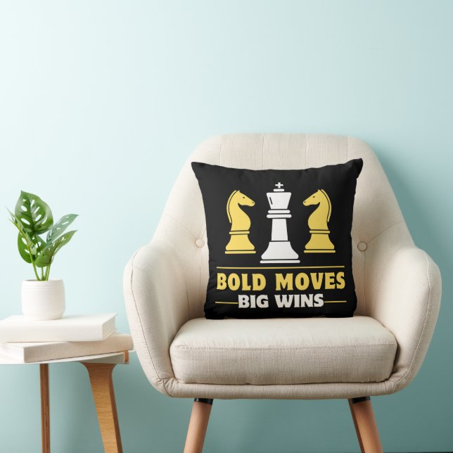 Chess - Bold moves, big wins Cushion (Chair)
