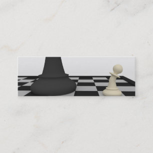 Chess bookmark business card