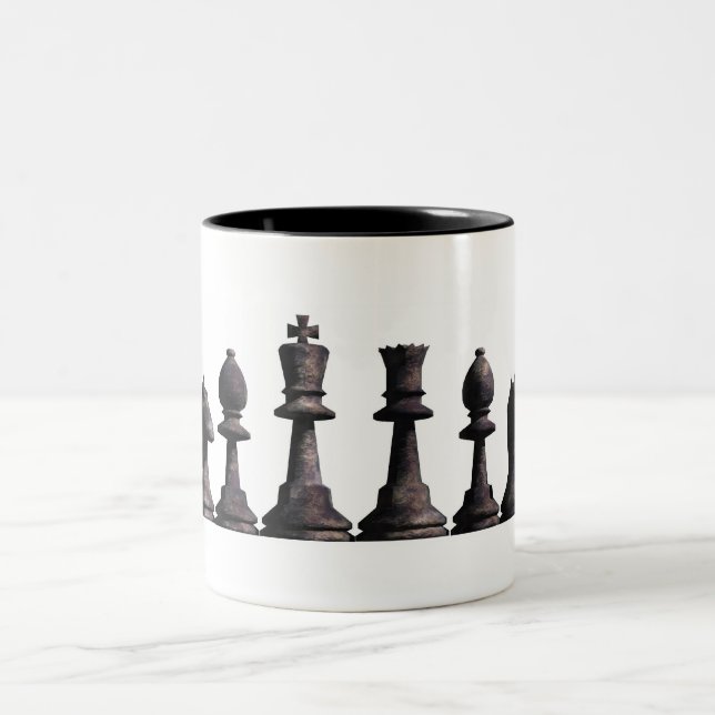 Chess Border Mug (Center)