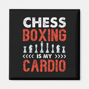 Chess Boxing Is My Cardio Unique Sport Fun Magnet