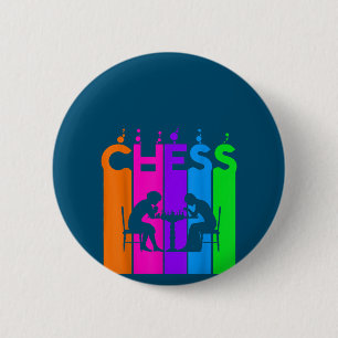 Chess Bubble Hobby And Sport Gift Idea 6 Cm Round Badge