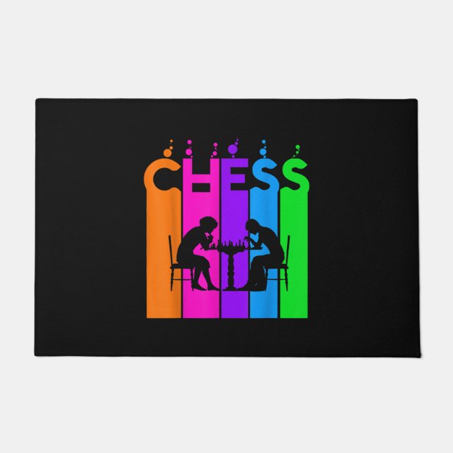Chess Bubble Hobby And Sport Gift Idea Doormat (Front)
