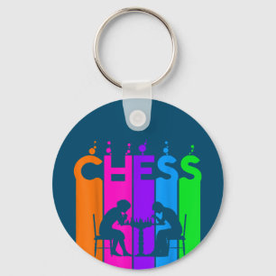 Chess Bubble Hobby And Sport Gift Idea Key Ring