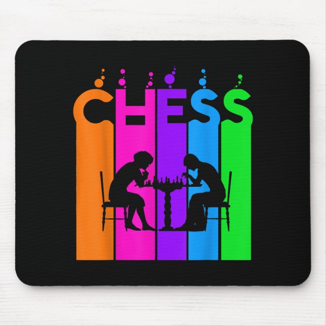 Chess Bubble Hobby And Sport Gift Idea Mouse Pad (Front)