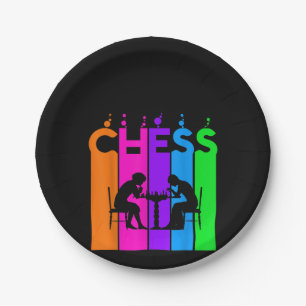 Chess Bubble Hobby And Sport Gift Idea Paper Plate