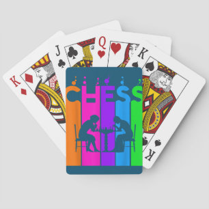 Chess Bubble Hobby And Sport Gift Idea Playing Cards