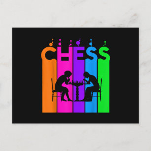 Chess Bubble Hobby And Sport Gift Idea Postcard