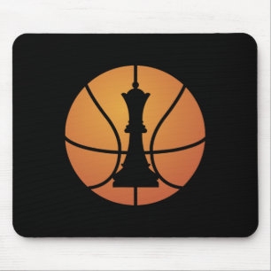Chess Bysketbyll Gift Fun For Game Board King Chec Mouse Pad