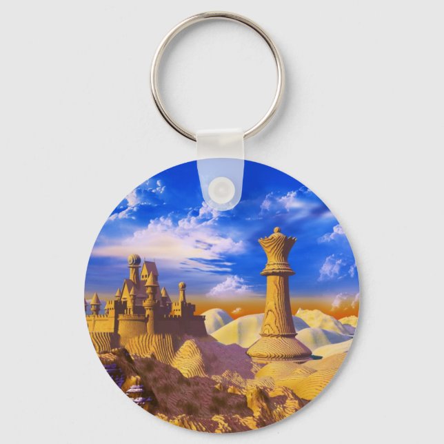 Chess Castle Key Ring (Front)