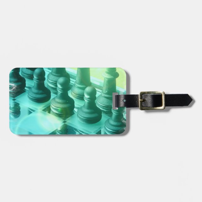 Chess Champ Luggage Tag (Front Horizontal)