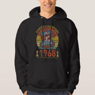 Chess Champion 1968 Not My Elo It's My Year Of Bi Hoodie