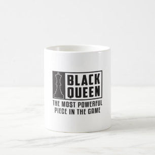 Chess Chess Board Black Queen Checkmate Board Gift Coffee Mug