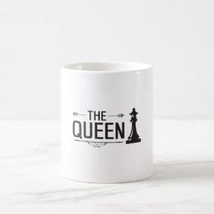 Chess Chess Board Checkmate Queen Board Gift Idea Coffee Mug