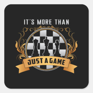 Chess Chess Board Game Checkmate Board Queen Gift Square Sticker