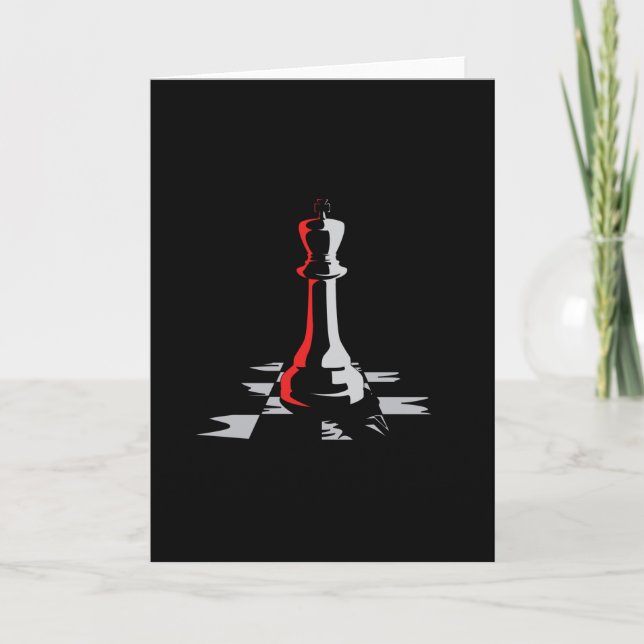 Chess Chess Board King Checkmate Board Game Gift Card (Front)