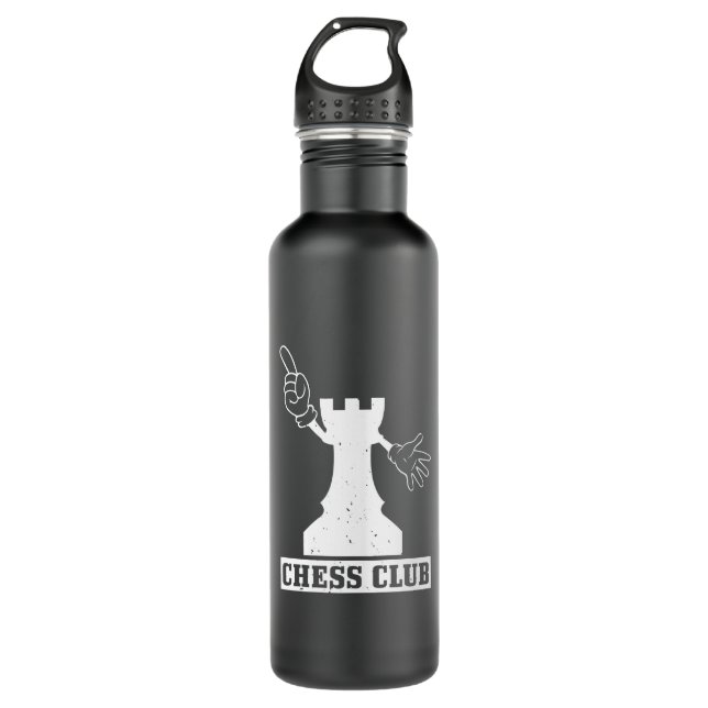 Chess - Chess Club 710 Ml Water Bottle (Front)
