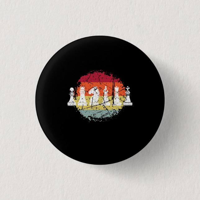 Chess Chess Game Chess Pieces 3 Cm Round Badge (Front)