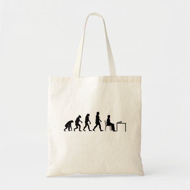 Chess - Chess Player Evolution Tote Bag (Front)