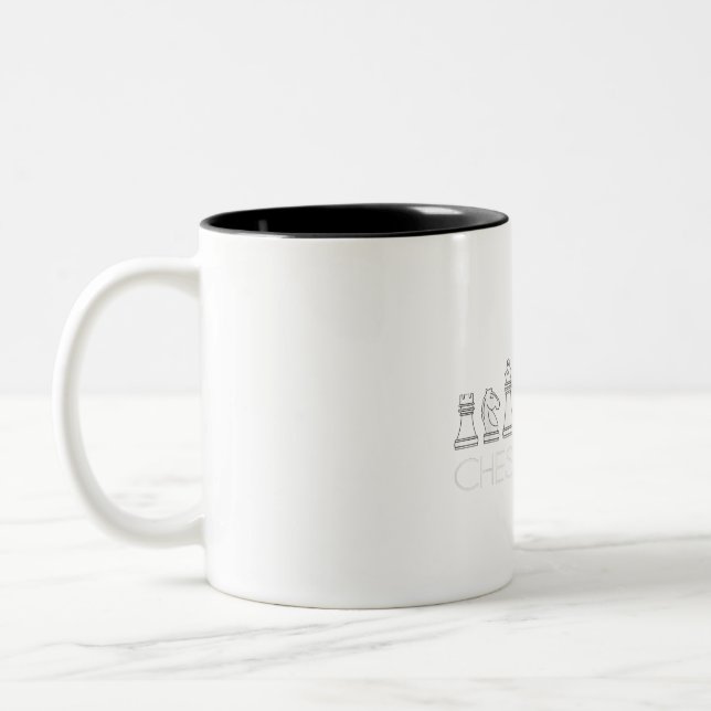Chess  - Chessmaster Two-Tone Coffee Mug (Left)