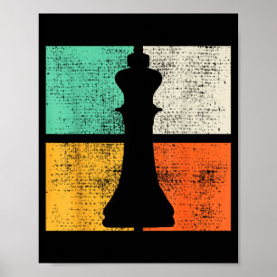 Chess Chessmen King Player  Poster