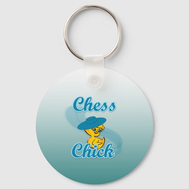 Chess  Chick #3 Key Ring (Front)