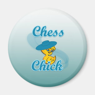 Chess Chick #3 Magnet