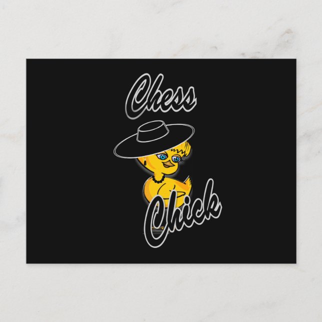 Chess Chick #4 Postcard (Front)