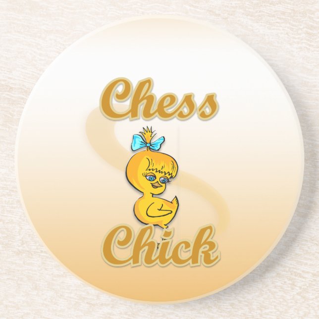 Chess  Chick Coaster (Front)