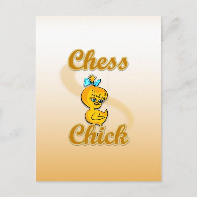 Chess  Chick Postcard (Front)